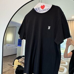 Burberry Black T-Shirt with Logo